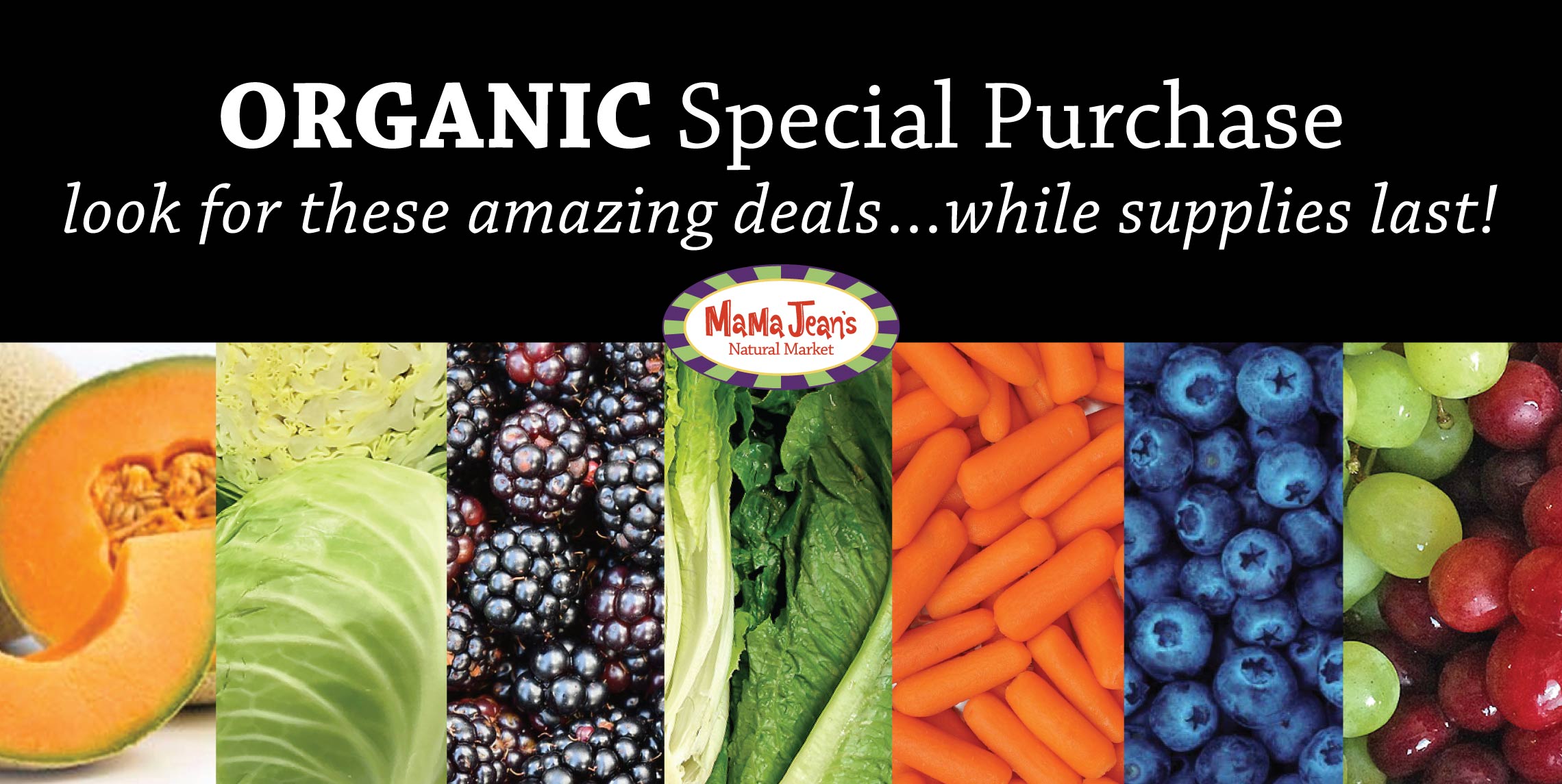organic produce sales