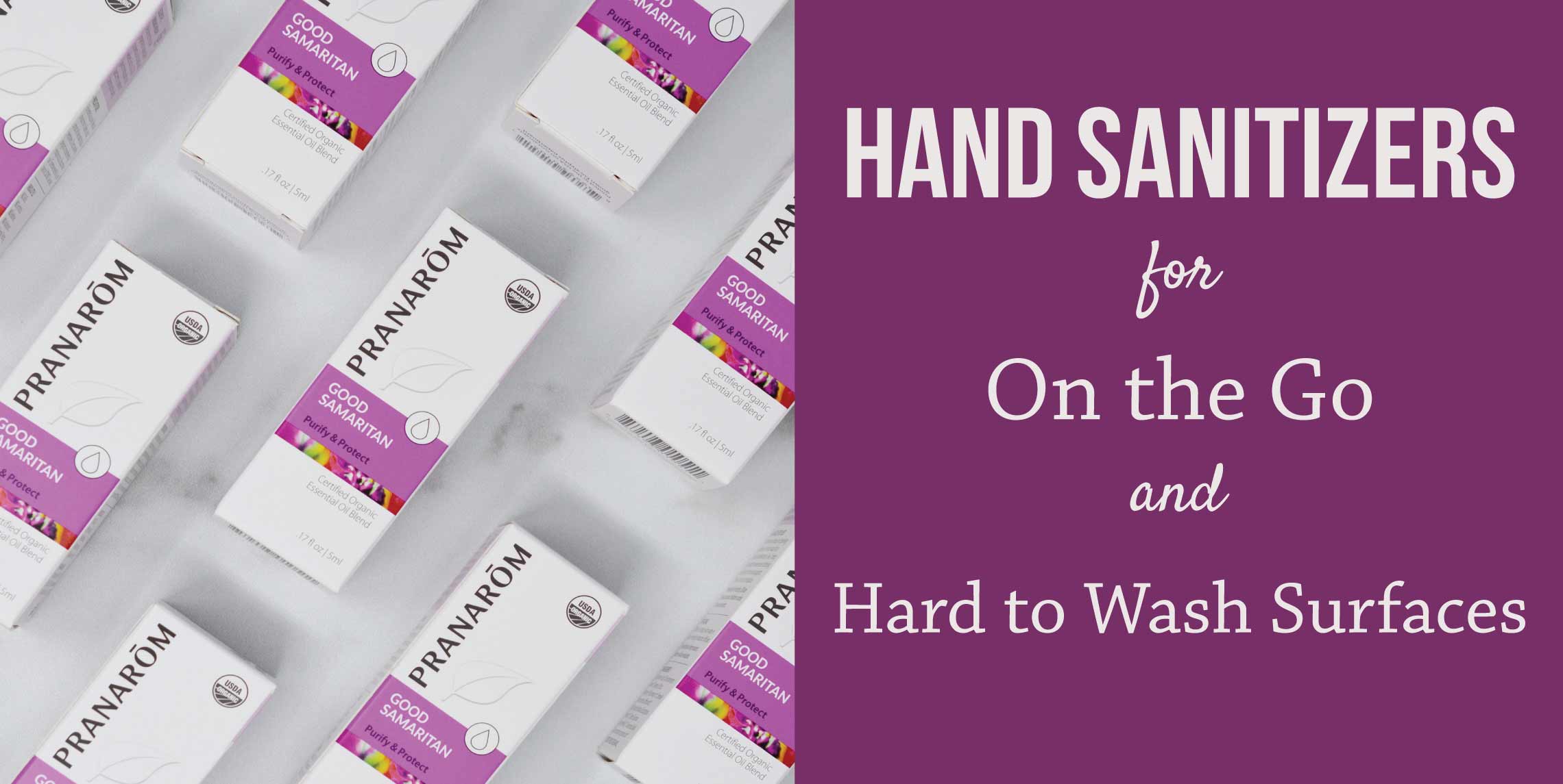 Hand Sanitizers Using Essential Oils