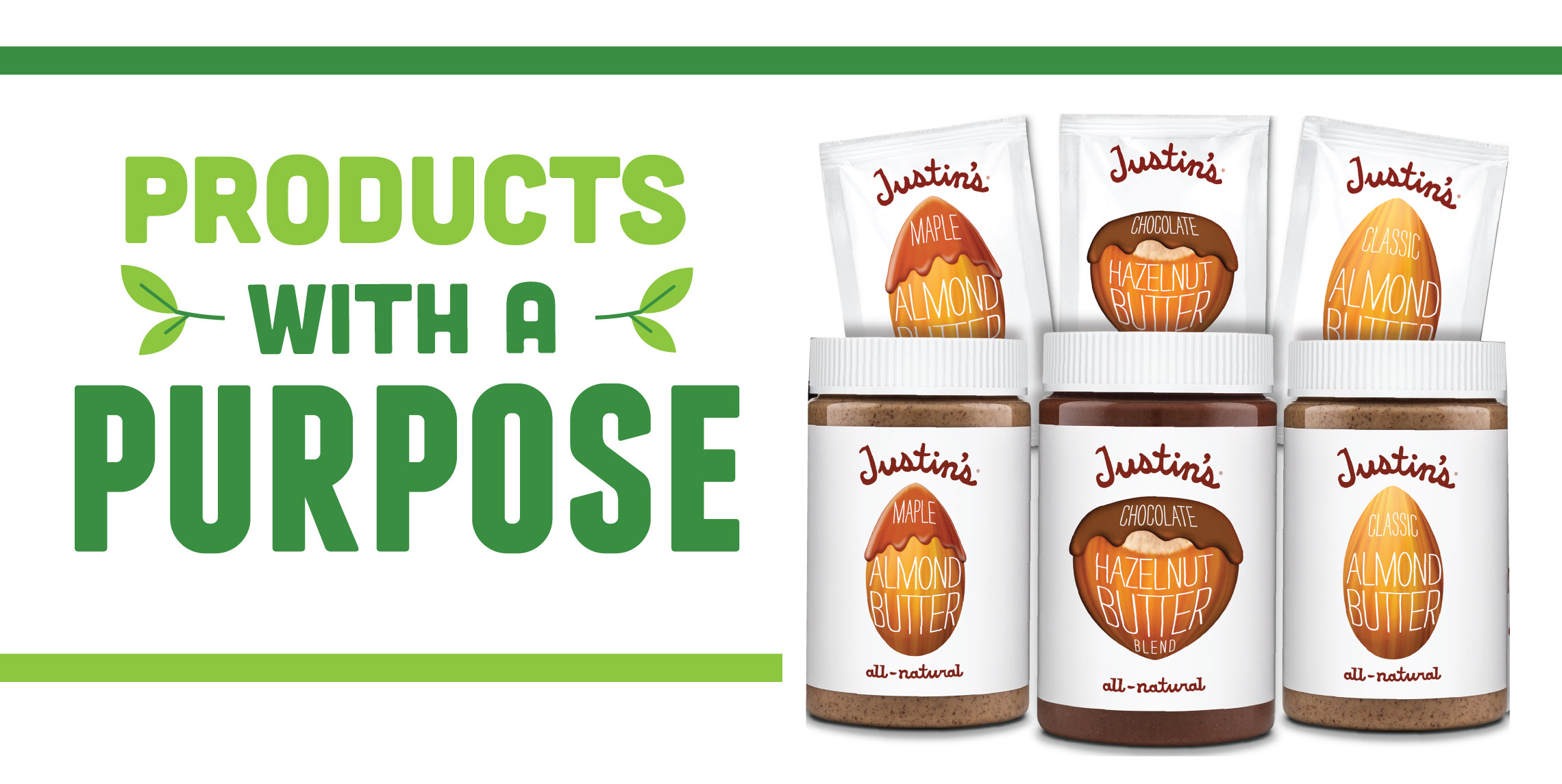 Justin's Products with a Purpose