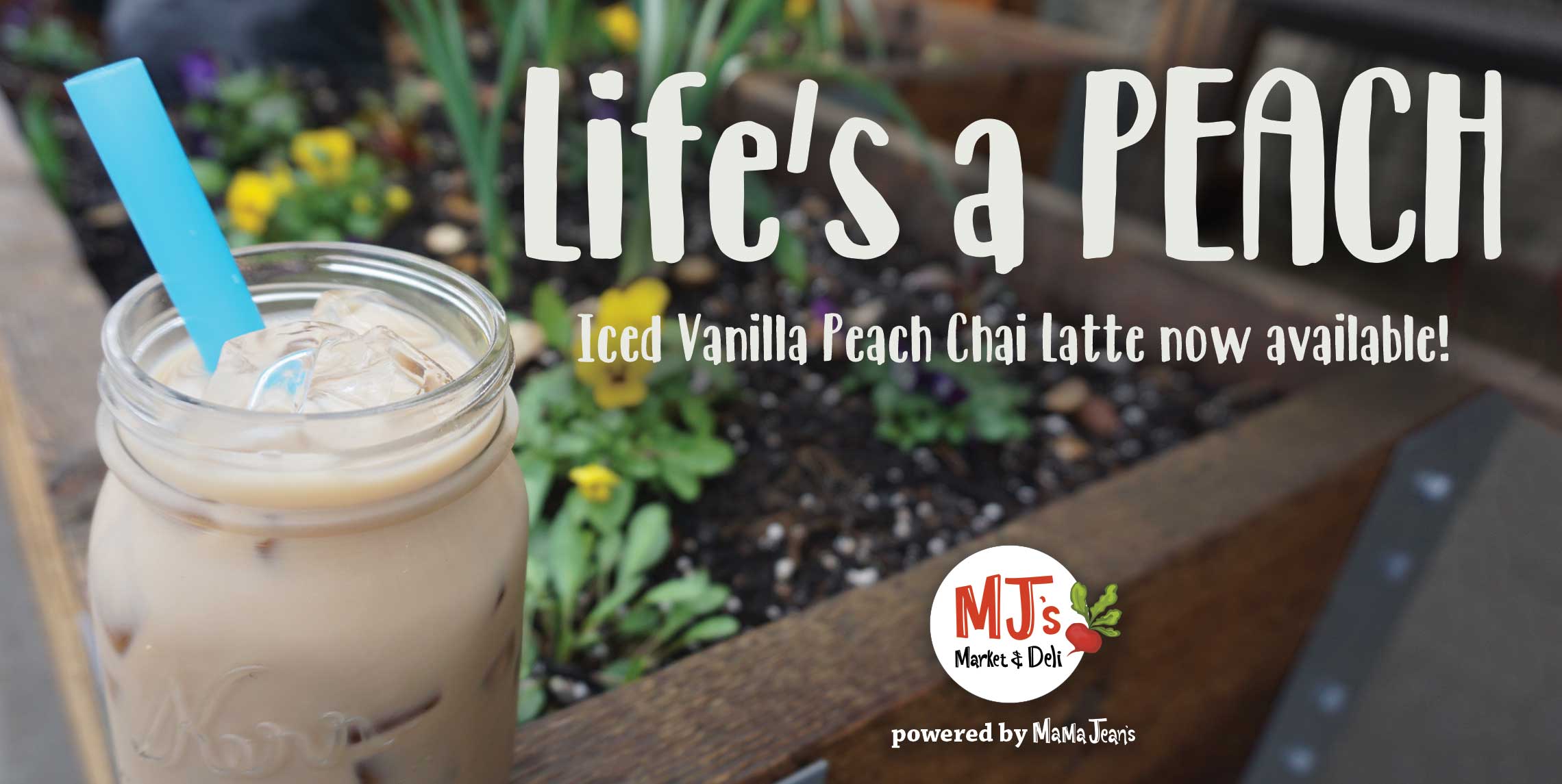 Vanilla Peach Chai Latte